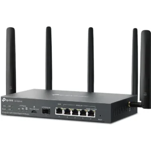 TP-Link ER706W-4G - Router 4G+ Cat6 LTE Wi‑Fi 6 AX3000 (2402+574Mbps) c/ SFP + 5 Portas Gigabit