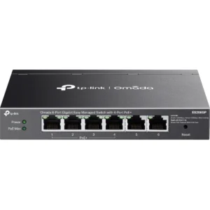 TP-Link ES206GP - Switch 6P (4x PoE+) Gigabit Gerenciável 65W