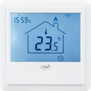 PNI CT25PE - termostato inteligente Wi-Fi de piso radiante / Termoacumuladores 16A (compatível c/ Tuya)