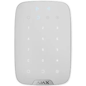 Ajax KeyPad Plus W - Teclado independente bidireccional para alarme Ajax c/ leitor RFID - Branco