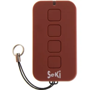 Telecomando universal para garagem 433.92Mhz (4 teclas) - vermelho - SeKi Open Plus 4