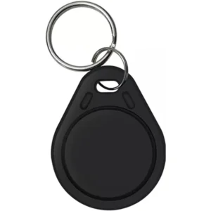Porta-chaves TAG de proximidade por radiofrequência - Preto - RFID 125Khz