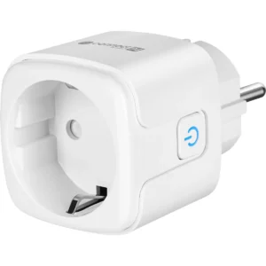 Krüger&Matz KM2202-W - Tomada Inteligente Wi-Fi c/ medidor de consumo 3680W (compatível c/ Tuya)