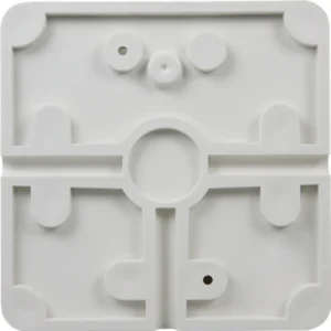 Tampa de ligação rígida para caixa de suporte 128x128mm - CamBox CBOX-BC02-BASE