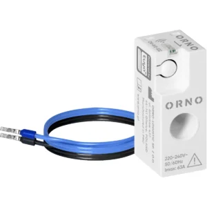 Orno OR-WE-532 - Pinça medição monofásica Wi-Fi 250V/63A Ø9.8mm (compatível c/ Tuya)