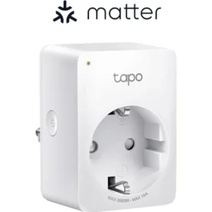 TP-Link P110M - Tomada Inteligente Wi-Fi Mini com Matter - 16A 3680W c/ medição consumo