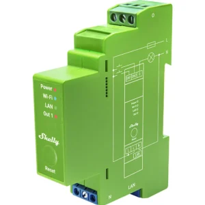 Shelly Pro Dimmer 1PM - Módulo controlador Dimmer inteligente para calha DIN de 1 canal 200W