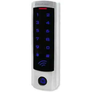 Qoltec Dione - Fechadura eletrónica c/ RFID, PIN tátil e campainha - IP68
