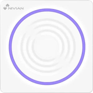 Nivian NVS-S6B - Sirene interior 95dB c/ Luz e bateria backup para alarme Nivian Smart