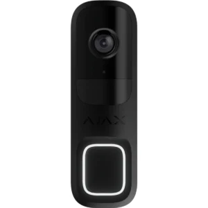 Ajax Doorbell 4-B - Videoporteiro inteligente WiFi 4MP 155º IR 6m IP54 - preta
