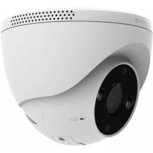 Ezviz H4 - Câmara IP (Wi-Fi / Ethernet) Turret 2K 2.8mm IR 30m c/ sirene e flashes de luz branca - IP67