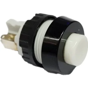 Contera 1608 - Botão de campainha NO branco Ø19mm