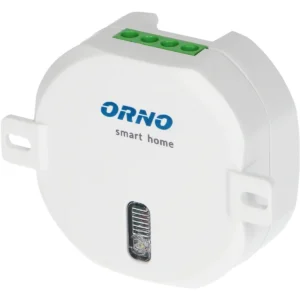 Orno OR-SH-1734 - Receptor com relé para controlo sem fios RF 433MHz para iluminação 1000W