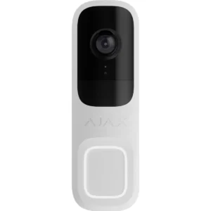 Ajax Doorbell 4-W - Videoporteiro inteligente WiFi 4MP 155º IR 6m IP54 - branca