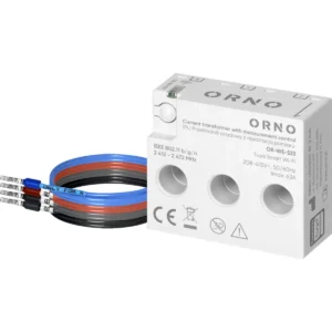 Orno OR-WE-533 - Pinça de Medição Trifásica Wi-Fi 230/400V 63A Ø9.8mm (compatível c/ Tuya)