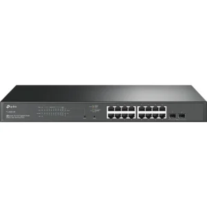 TP-Link TL-SG2218P - Switch 18P Gigabit (16x RJ45 + 2x SFP) gerenciável montável em rack