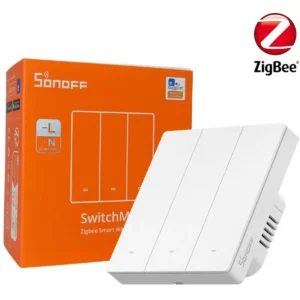 Sonoff ZBM5-3C-86W - Interruptor triplo (3 Gang) Smart Zigbee de encastrar - standalone - Branco