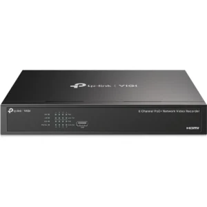 TP-Link VIGI NVR1008H-8MP - Gravador de Video NVR c/ PoE(113W) p/ câmaras IP 8MPx - 8 canais