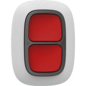 Ajax DoubleButton-W - Botão de pânico duplo bidirecional para alarme Ajax IP55 - branco