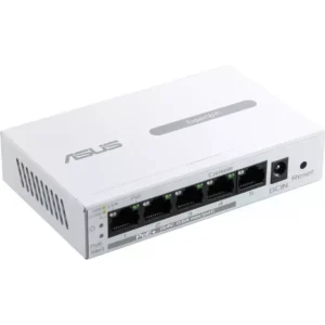 Asus ExpertWiFi EBP15 - Switch 5P (4x PoE+) Gigabit Gerenciável 60W - branco
