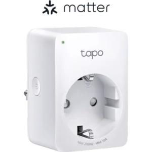 TP-Link P100M - Tomada Inteligente Wi-Fi Mini com Matter - 10A 2300W