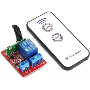 T341B - Módulo Transmissor + Receptor RF 433Mhz c/ relé 5V DC + comando