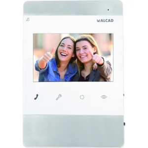Alcad MVC-141 - Monitor 4.3'' de Mãos Livres para Videoporteiro - Sistema de 2 Fios