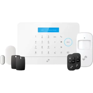 Nivian NVS-A6WG-U1 - Kit alarme WiFi+GSM c/ painel táctil e leitor RFID até 60 dispositivos (compatível c/ Tuya)