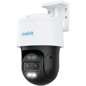 Reolink TrackMix Series P760 (TrackMix PoE) - Câmara IP (Ethernet c/ PoE) PTZ 4K 8MP 2 Lentes (2.8+8mm) c/ Zoom 6×, IA, IR 30m e LEDs - IP65