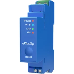 Shelly PRO 1 - Módulo para calha DIN c/ 1 relé para automação WiFi/BT/LAN - 110/240VAC 16A