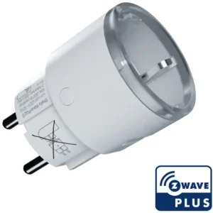 Shelly Wave Plug S - Tomada inteligente Z-Wave c/ medidor de consumo e luz LED 230VAC (12A 2500W) - Branca