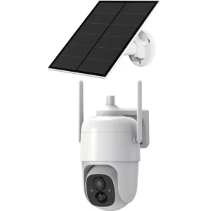 VicoHome CQ1 - Câmara IP (Wi-Fi) Pan/Tilt 3MP 3.2mm IR 10m c/ sensor PIR + bateria + painel solar - IP65