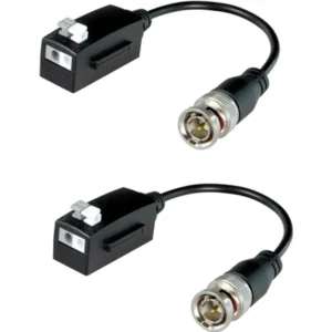 Safire - Transmissor de vídeo passivo BNC via UTP Power Over Coaxial (PoC) - terminal de pressão