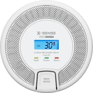 X-Sense CO03D-W - Detector/alarme autónomo de monóxido de carbono 85dB - RF868Mhz
