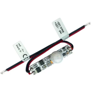 Módulo sensor de movimento PIR para perfis de fita LED 12..24VDC 3A - E1-R