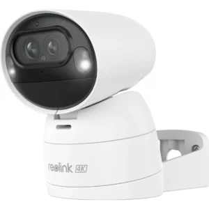 Reolink Argus Series B730 (Argus Track) - Câmara IP (Wi-Fi) Pan/Tilt 4K 8MP+2MP (Dual) c/ bateria, luz LED e IR 30m - IP65