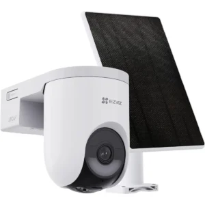 Ezviz HB8 Lite 3K⁺ Kit - Câmara IP (Wi-Fi) Pan/Tilt 3K⁺ 6MP 4mm IR 15m c/ bateria + painel solar - IP65