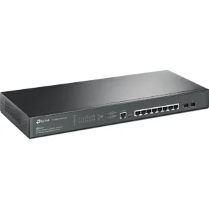 TP-Link TL-SG3210XHP-M2 - Switch 8P (8PoE+) 2.5G + 2 SFP+ 10Gbps Gerenciável Jetstream L2+, montável em Rack