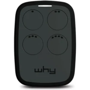 Telecomando garagem universal 433Mhz / 868Mhz 4 canais v3.0 código Fixo e Rolling-Code - preto - WHY EVO Black (4791010)