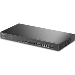 TP-Link ER8411 - Router VPN com 2 portas 10 Gigabits Multi-WAN (2xSFP 10GE + 1xSFP 1GE + 8xRJ45 1GE)