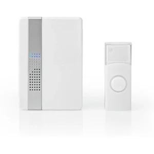 Nedis DOORB223CWT - Campainha sem fio 230VAC c/ 36 melodias - IP44 - alcance 300m