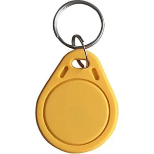 Porta-chaves TAG de proximidade por radiofrequência - Amarelo - MIFARE 13.56MHz
