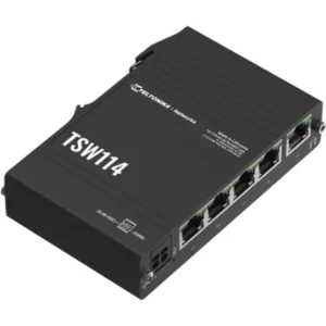 TELTONIKA Networks TSW114 - Switch 5P Gigabit 10/100/1000Mbps para calha DIN