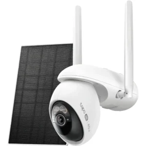 TP-Link Tapo C665G KIT - Câmara IP Wi-Fi 4G LTE Pan/Tilt 4K 8MP 4mm IR 10 m c/ painel solar para exterior - IP65
