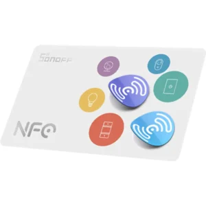 Sonoff NFC-TAG - TAG's autocolantes NFC de proximidade por radiofrequência (2 pcs em 1 cartão)