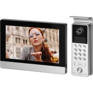 Orno OR-VID-ME-1056FHD/B - Kit Videoporteiro 4 fios c/ ecrã tátil 8" FHD - IP65