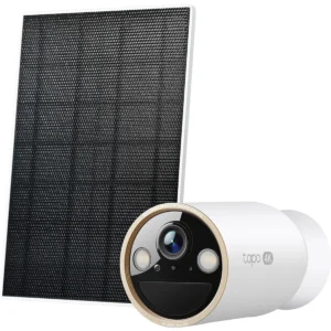 TP-Link TAPO C460 KIT - Câmara IP (Wi-Fi) Bullet 4K 8MP 3.17mm c/ bateria, IR 15m, Luz LED e painel solar - IP66