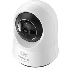 Baseus Security P1 Pro - Câmara IP (Wi-Fi) Pan/Tilt 3K 5MP c/ deteção de pessoas e IR - p/ interior