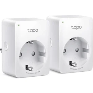 TP-Link Tapo P110 (2-pack) - Tomada Inteligente Wi-Fi com Monitorização Consumo de Energia 3680W 16A - [2 Unid.]