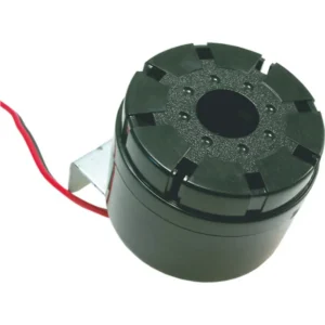 Sirene electrónica piezo 105dB - preta - SYR-07